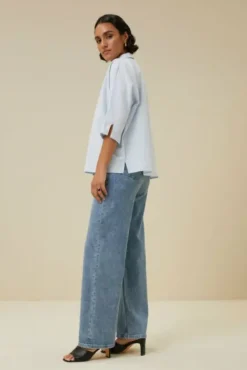 By bar Chemisiers<norel chambray blouse | light blue