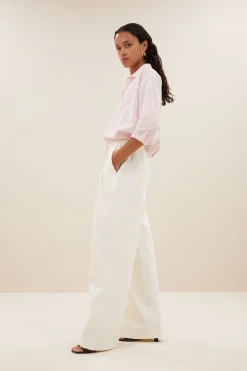 By bar Chemisiers<norel pink pinstripe blouse | pink pin stripe