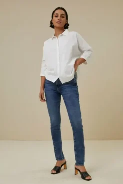By bar Chemisiers<norel poplin blouse | white