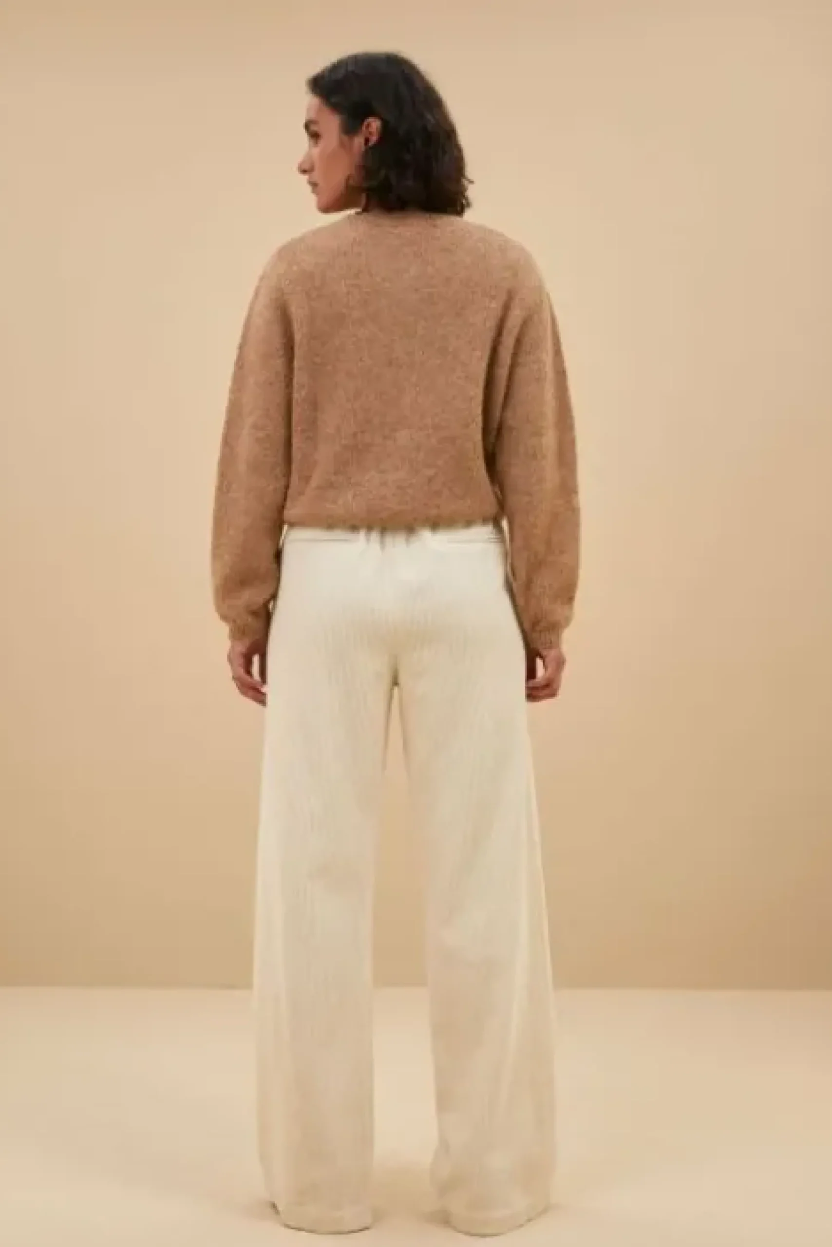 By bar Pantalon<odin cord pants | sand shell