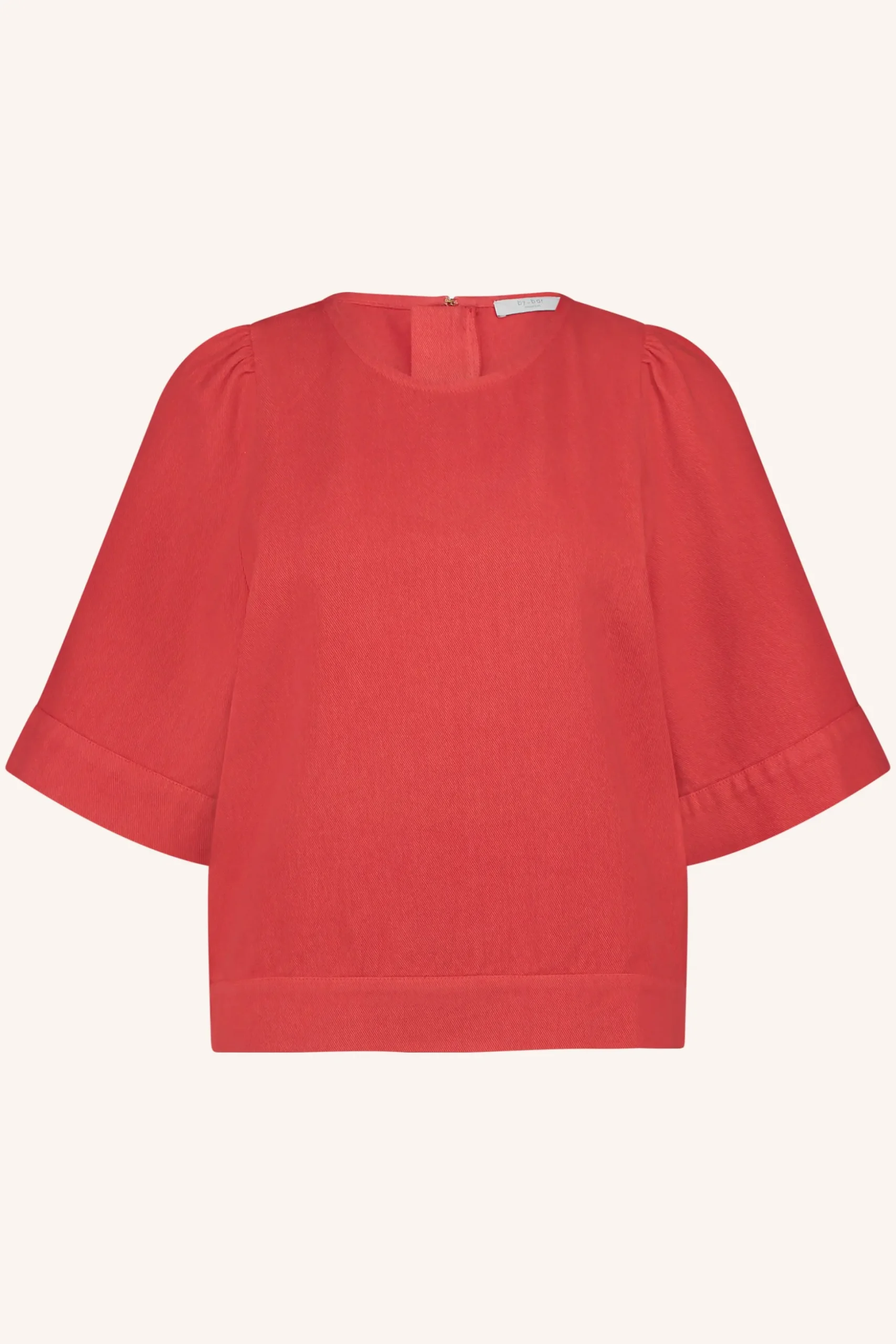 By bar Chemisiers<olivia twill blouse | poppy red