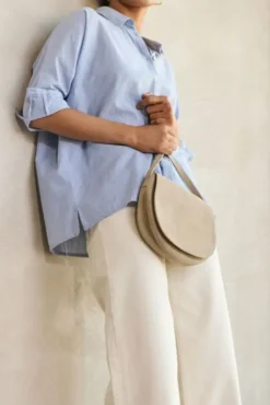By bar Sacs<paris suede bag | sand