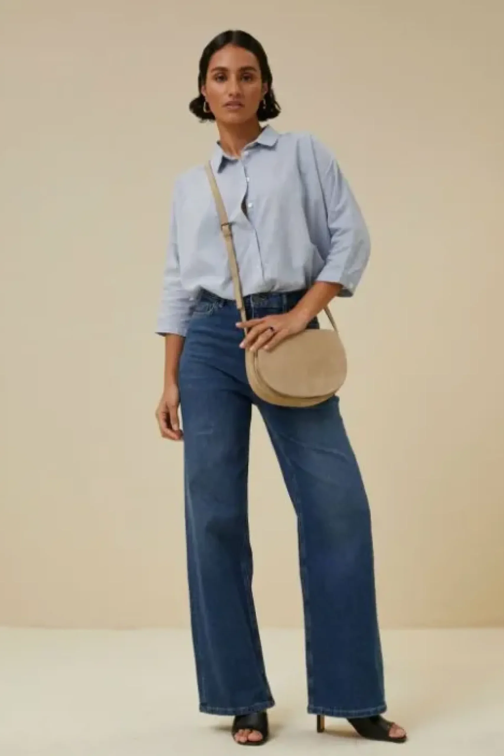 By bar Sacs<paris suede bag | sand