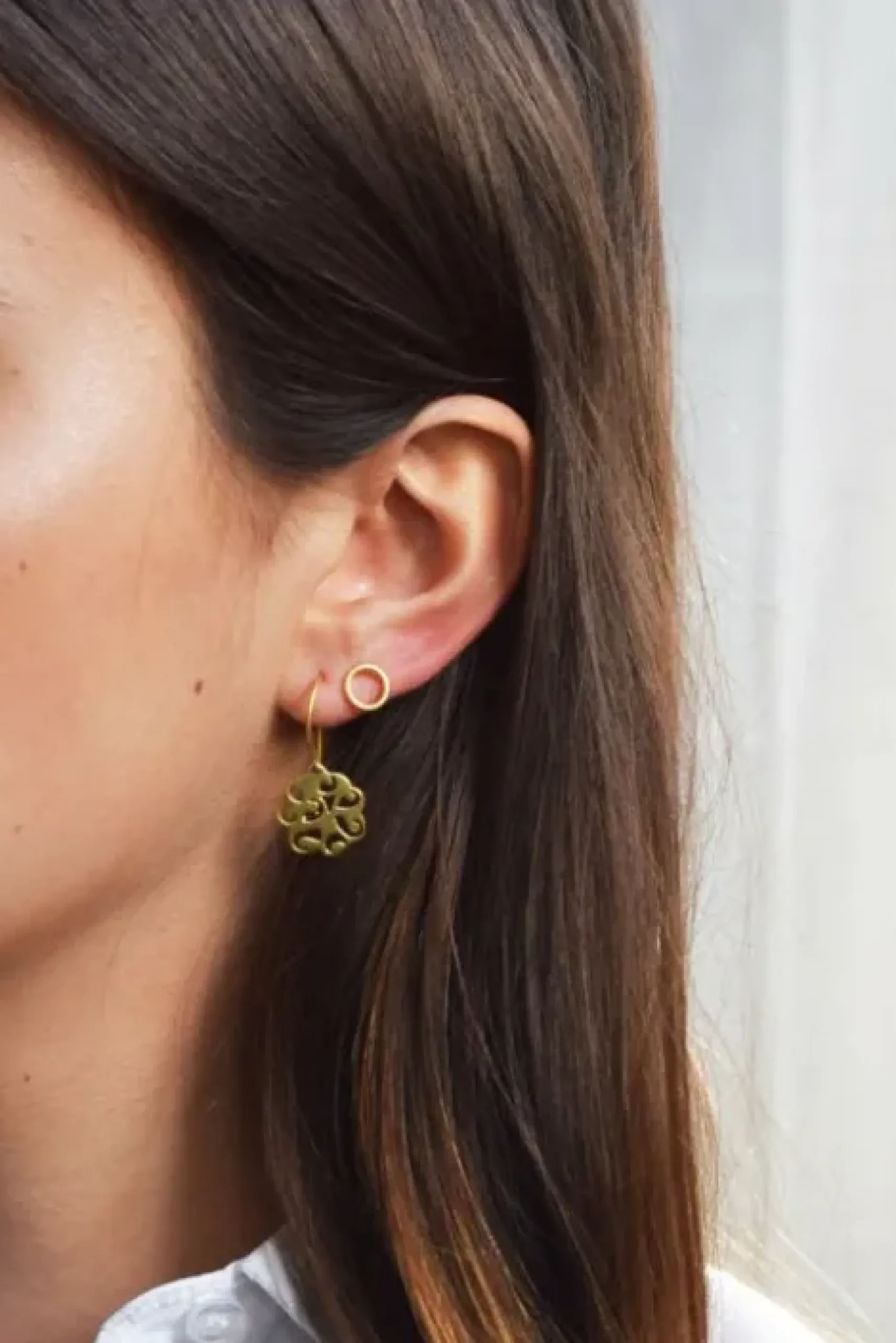 By bar Boucles D'oreilles|Bijoux<PD FLOWER | gold