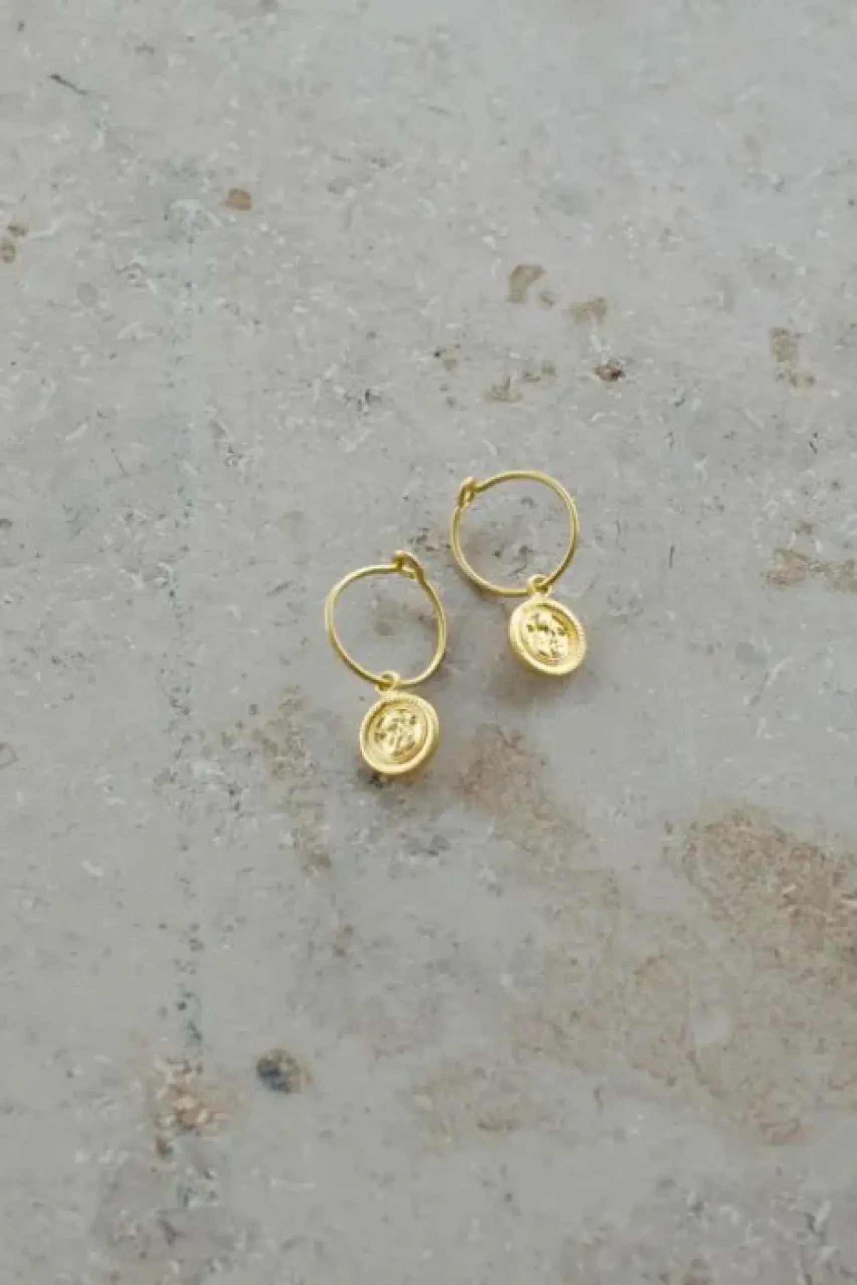 By bar Boucles D'oreilles<PD maria round earring | gold