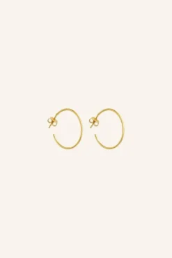By bar Boucles D'oreilles|Bijoux<pd mat ring | gold