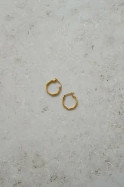 By bar Boucles D'oreilles|Bijoux<PD mila round earring | gold