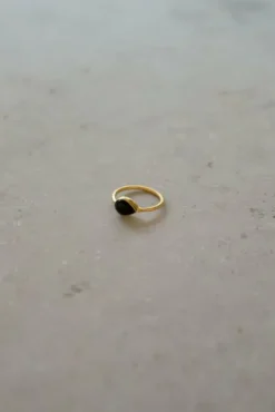 By bar Bijoux<PD MINIMAL RING | black