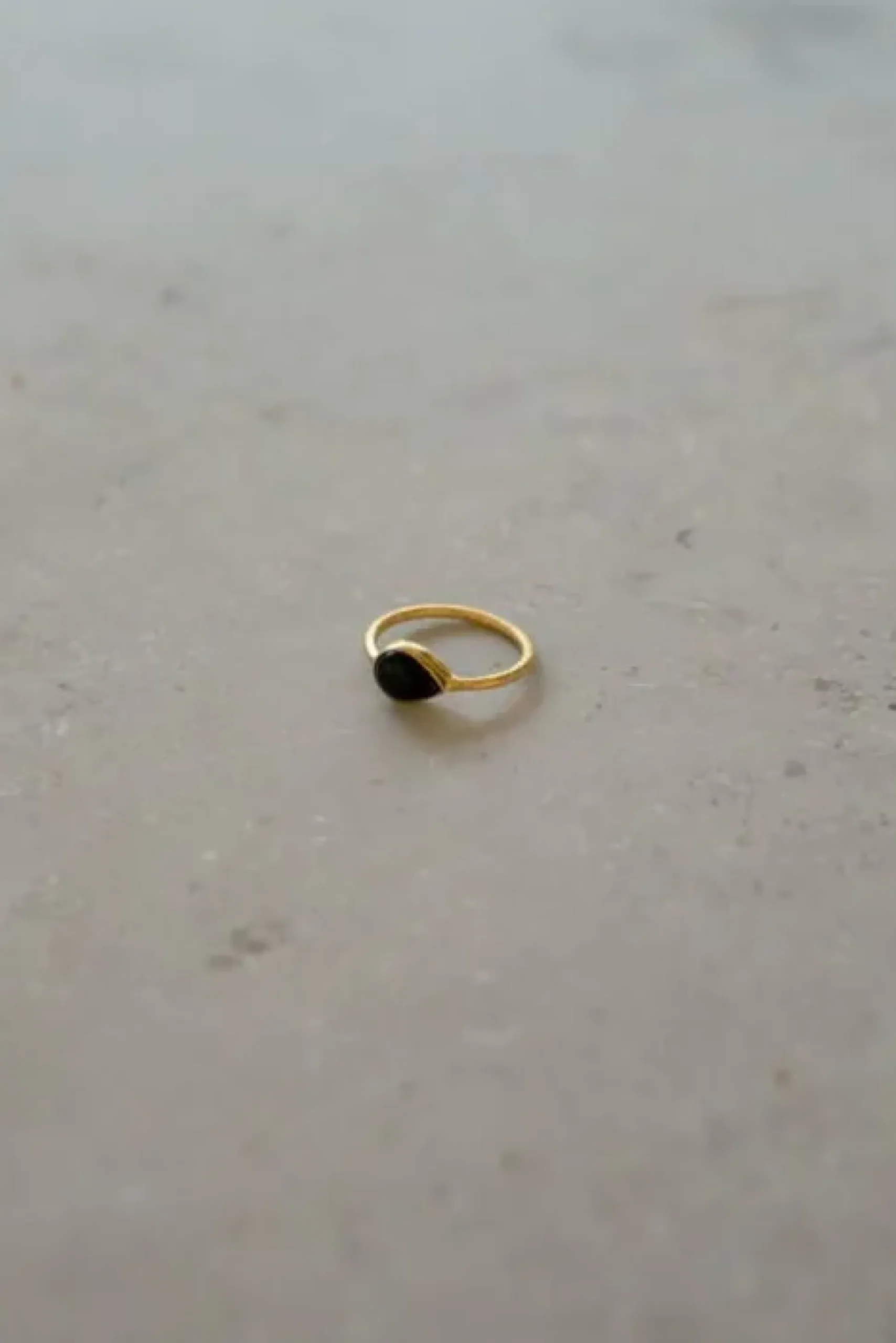 By bar Bijoux<PD MINIMAL RING | black