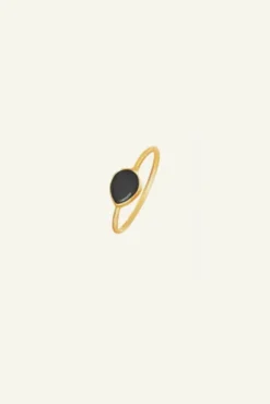 By bar Bijoux<PD MINIMAL RING | black