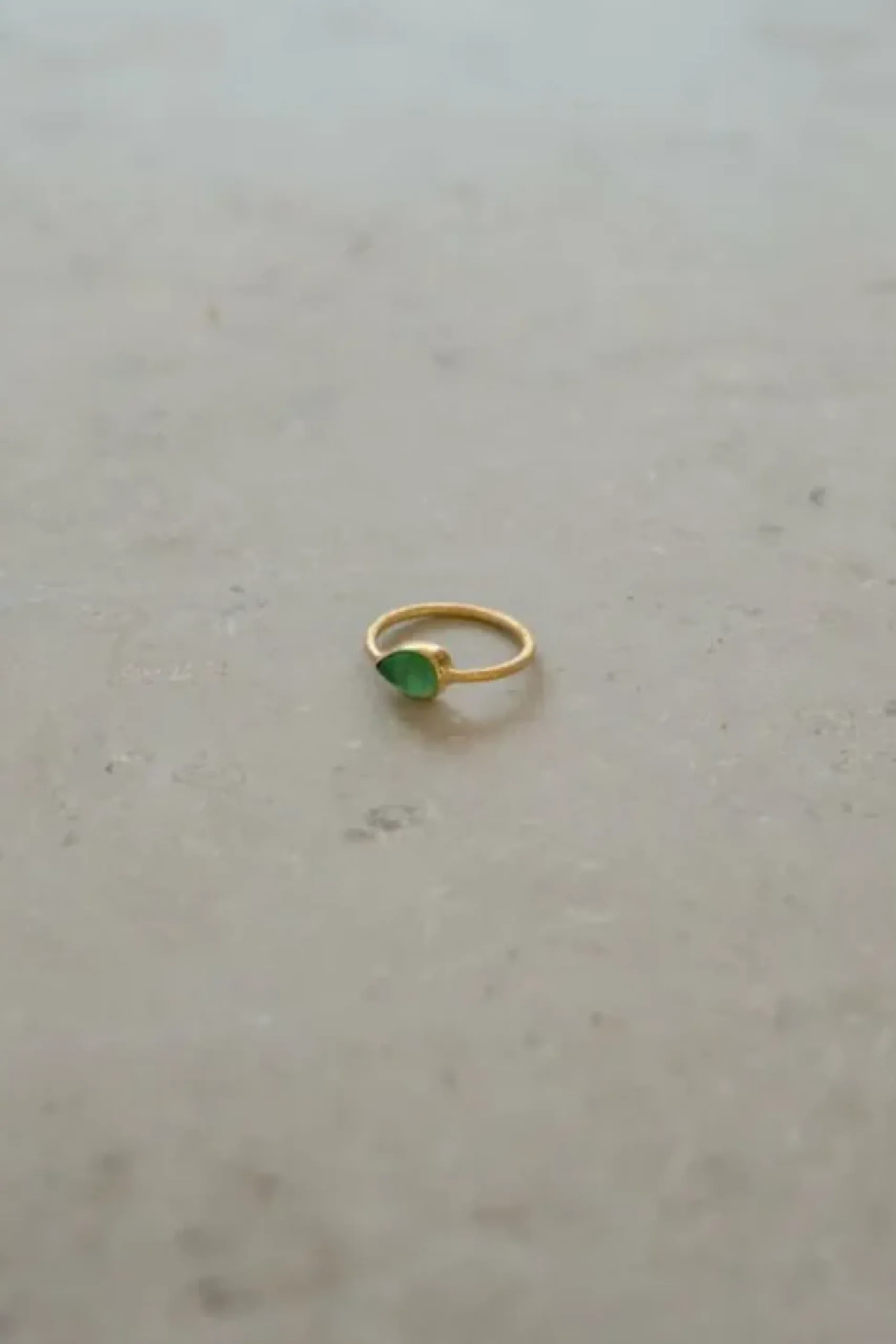 By bar Bijoux<PD MINIMAL RING | green