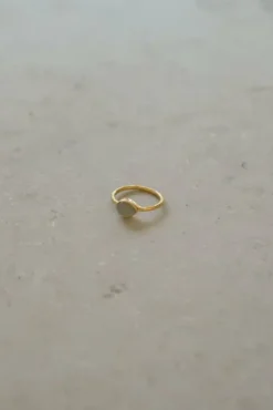 By bar Bijoux<PD MINIMAL RING | grey