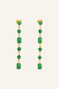 By bar Boucles D'oreilles<pd nolan earring | emerald