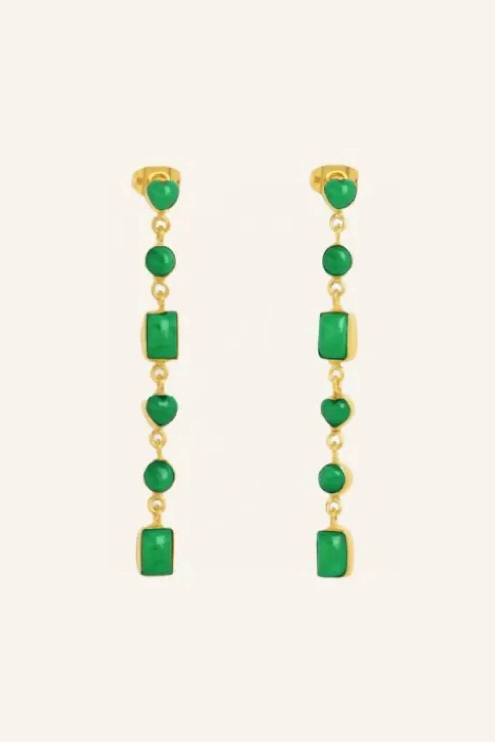By bar Boucles D'oreilles<pd nolan earring | emerald