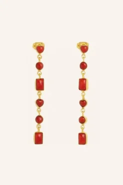 By bar Boucles D'oreilles<pd nolan earring | red