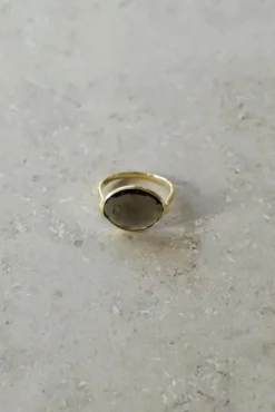By bar Bijoux<PD OVAL RING | biscuit