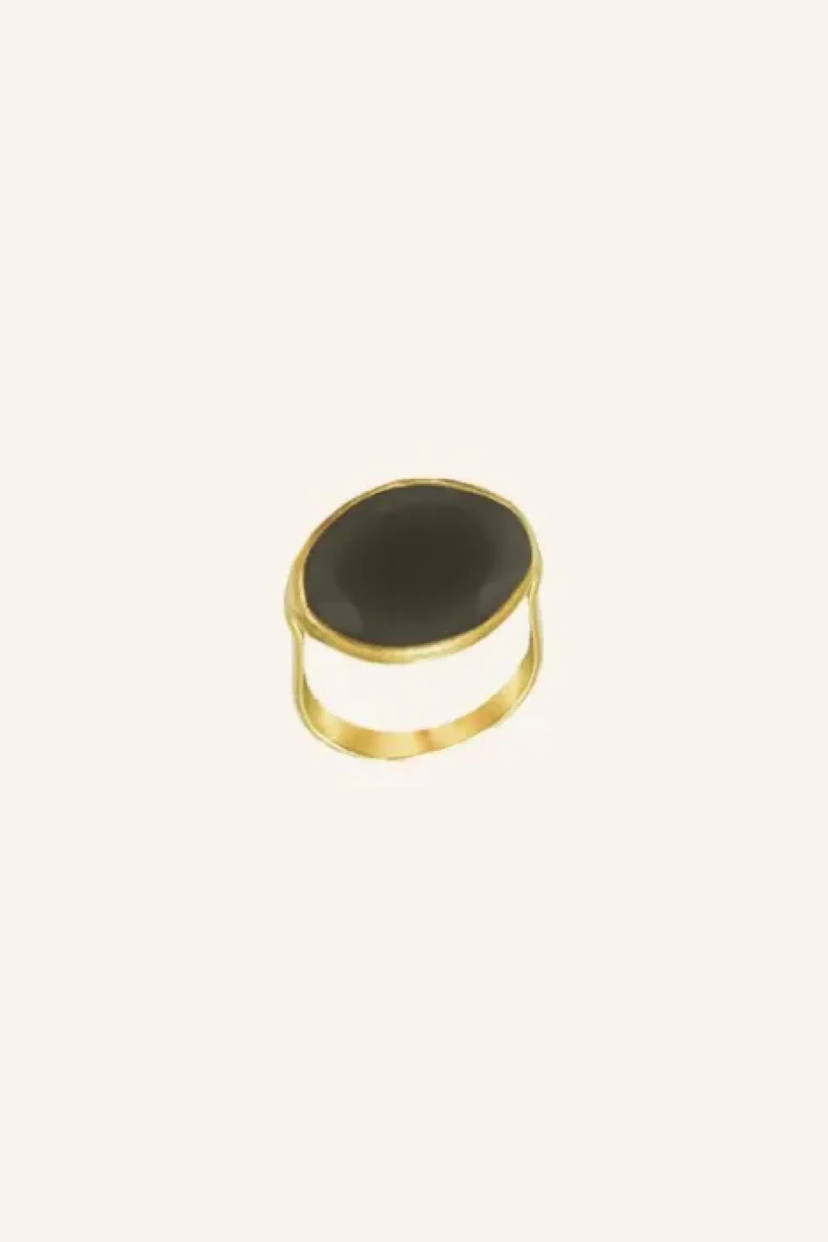 By bar Bijoux<PD OVAL RING | biscuit