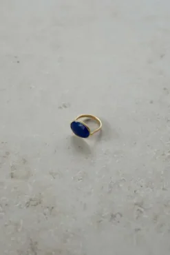 By bar Bijoux<PD OVAL RING | blue
