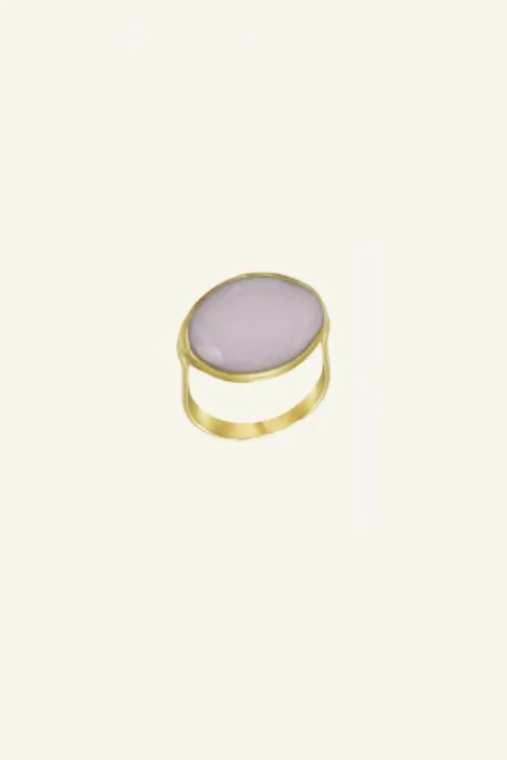 By bar Bijoux<PD OVAL RING | old pink