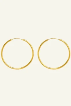 By bar Boucles D'oreilles|Bijoux<pd round earring L | gold