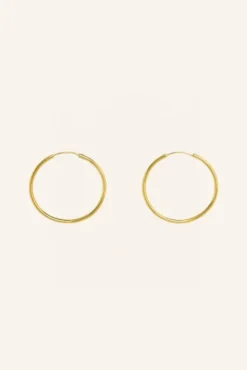 By bar Boucles D'oreilles|Bijoux<pd round earring M | gold