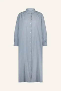 By bar Robes<pin stripe shirt dress | indi grey