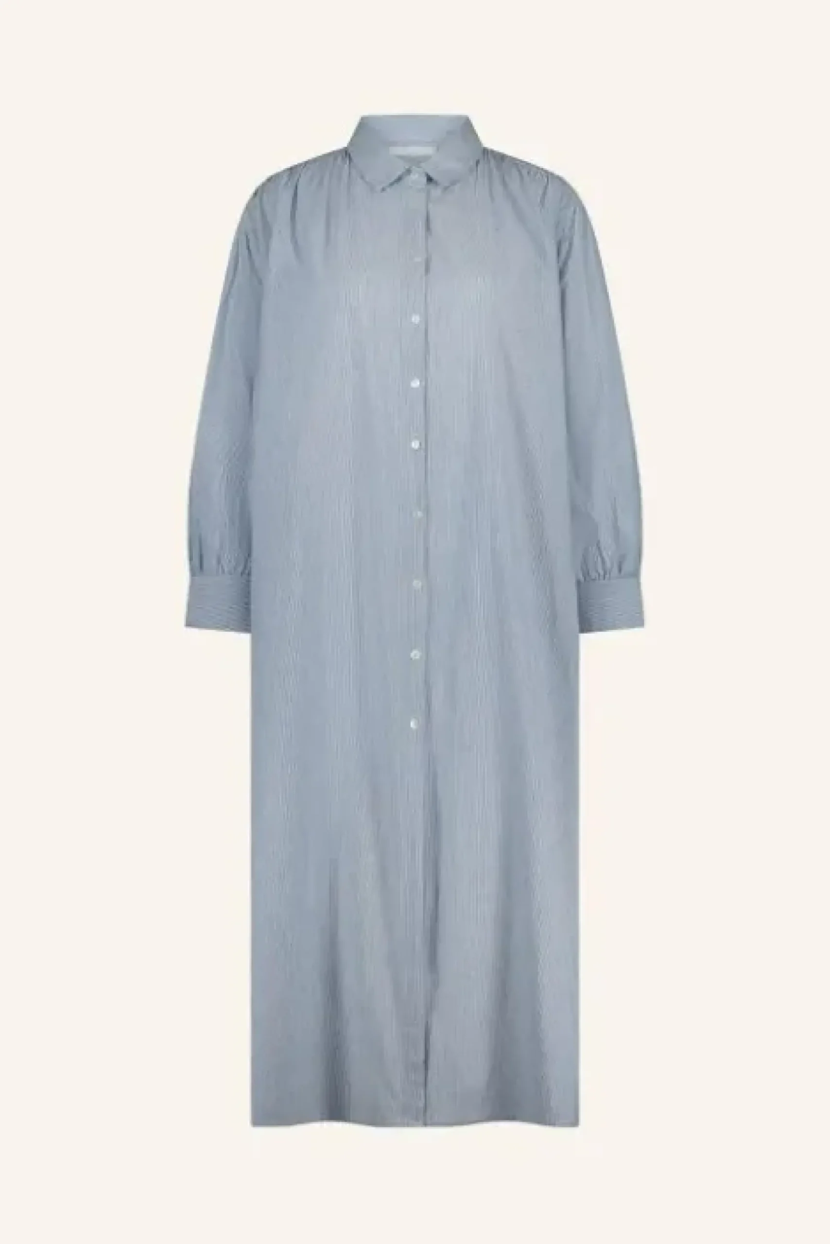 By bar Robes<pin stripe shirt dress | indi grey