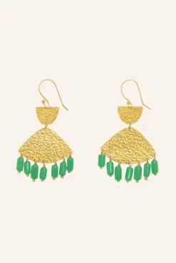 By bar Boucles D'oreilles|Bijoux<ravi earring | green