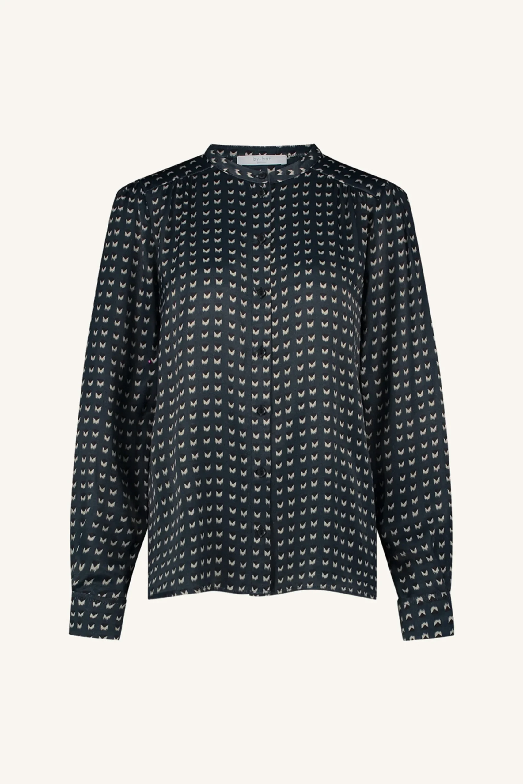 By bar Chemisiers<ribbe rastre blouse | rastre print