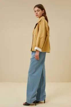 By bar Vestes<rika cotton coat | peanut