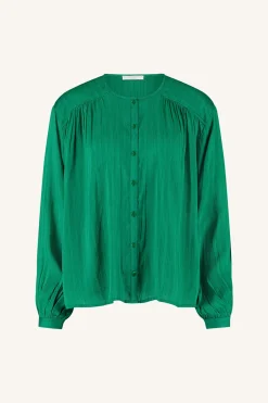 By bar Chemisiers<saar blouse | bright green