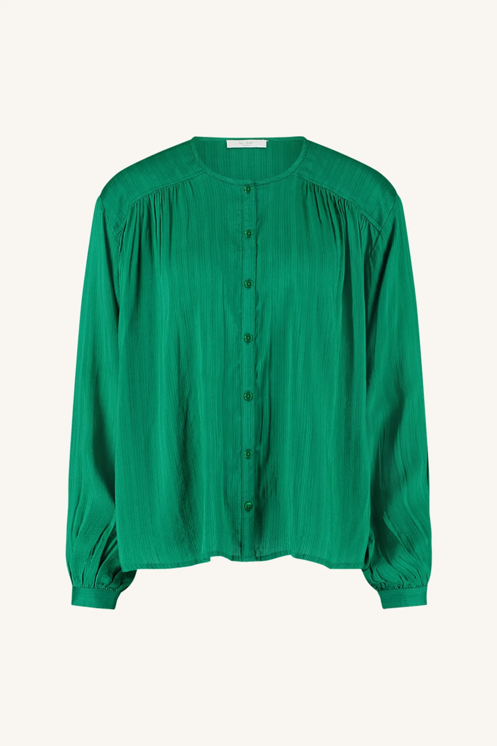 By bar Chemisiers<saar blouse | bright green