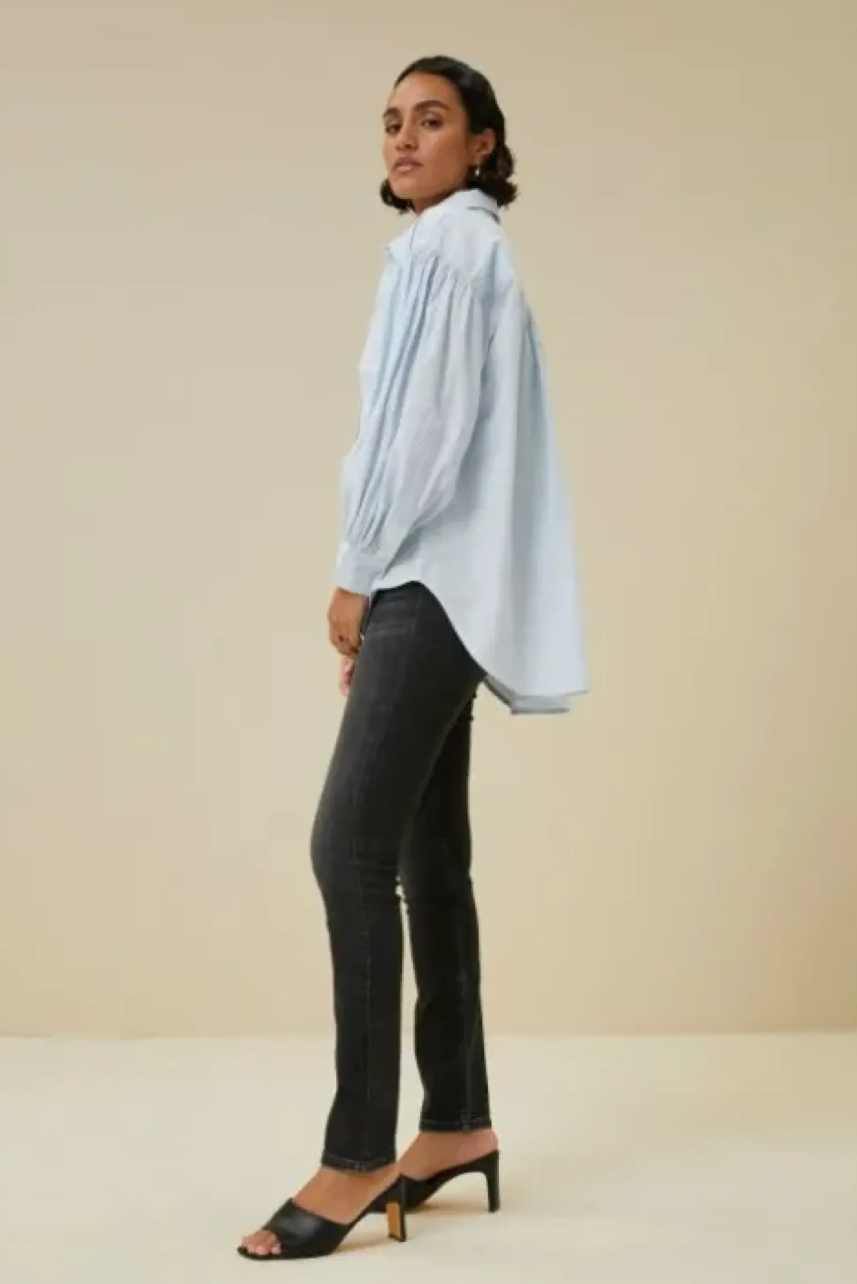By bar Chemisiers<sarah chambray blouse | light blue