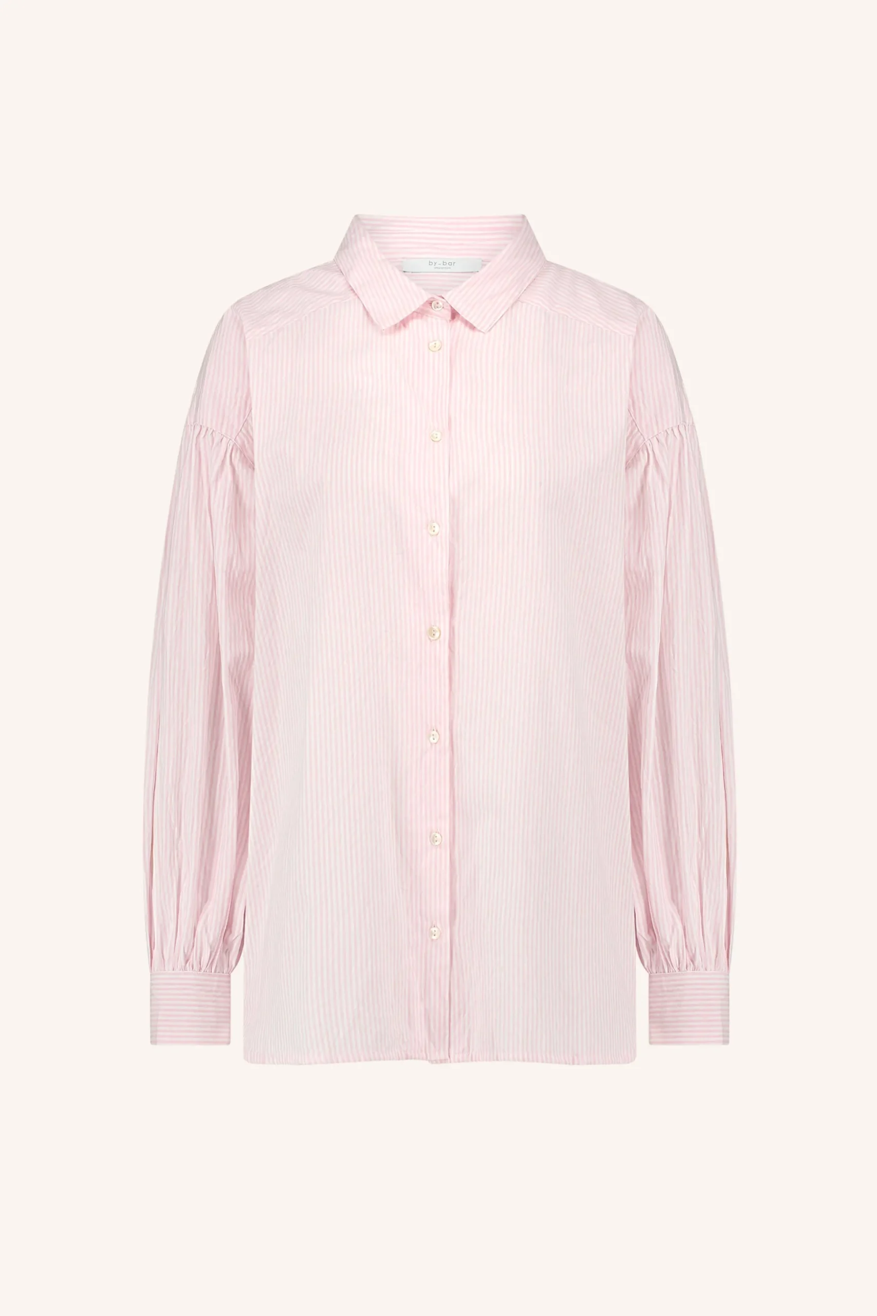 By bar Chemisiers<sarah pink pinstripe blouse | pink pin stripe