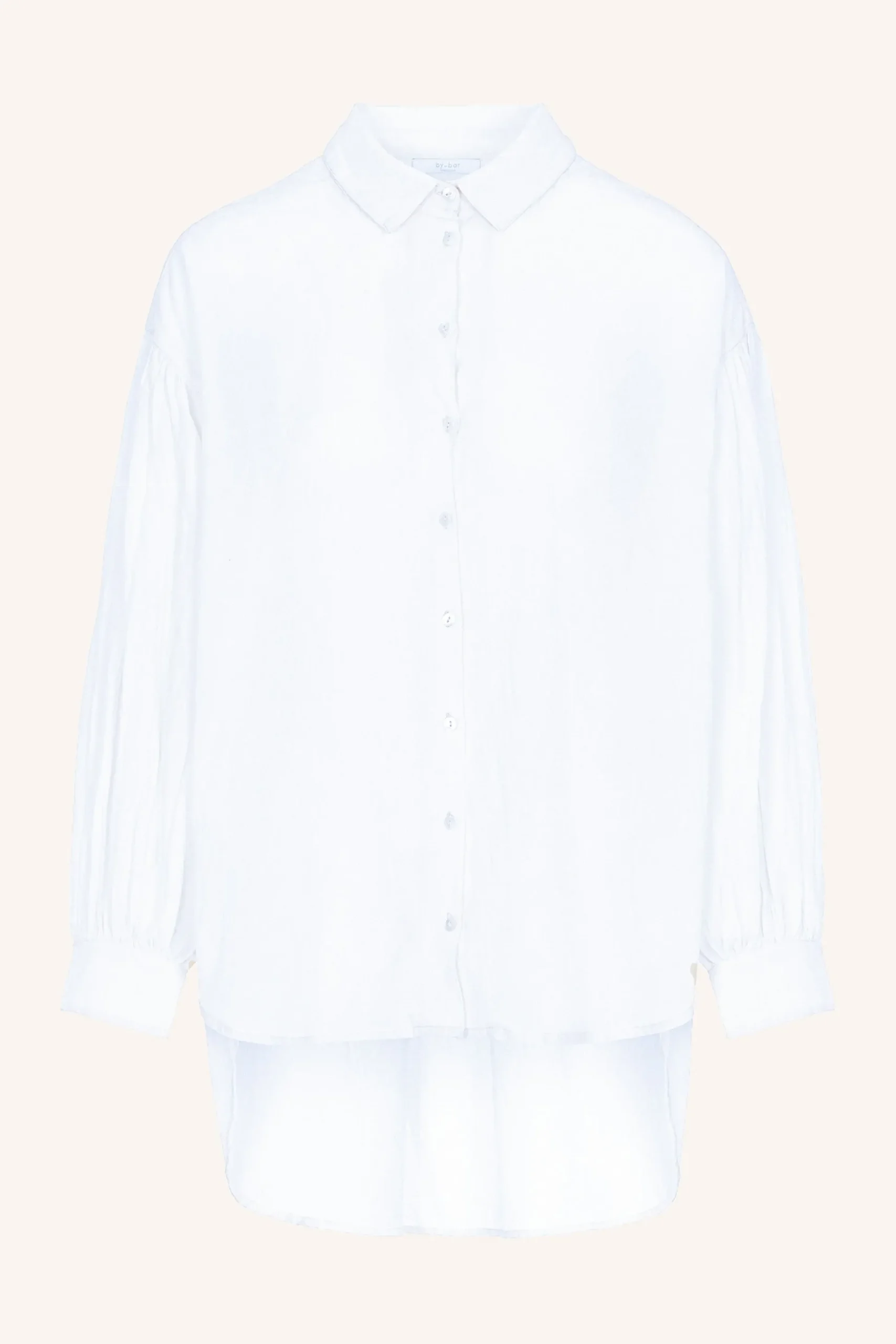 By bar Chemisiers<sarah poplin blouse | white