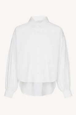 By bar Chemisiers<sarah short blouse | white