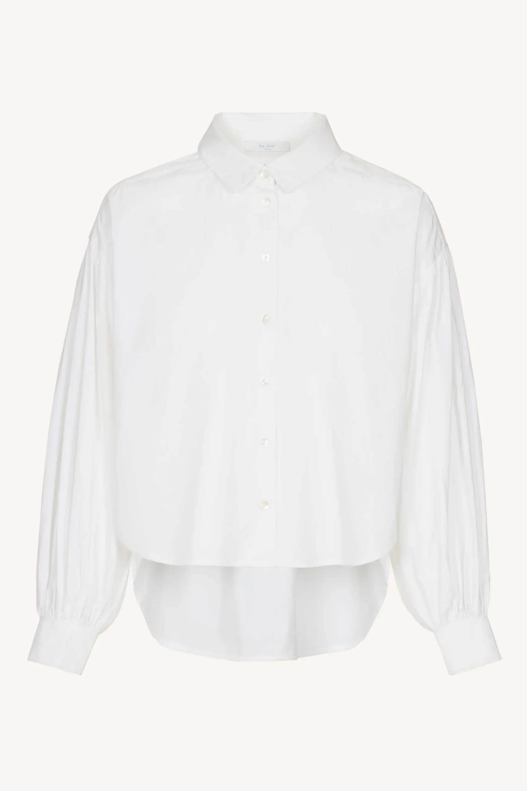 By bar Chemisiers<sarah short blouse | white