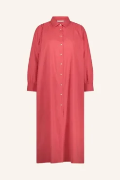 By bar Robes<shirt dress | poppy red