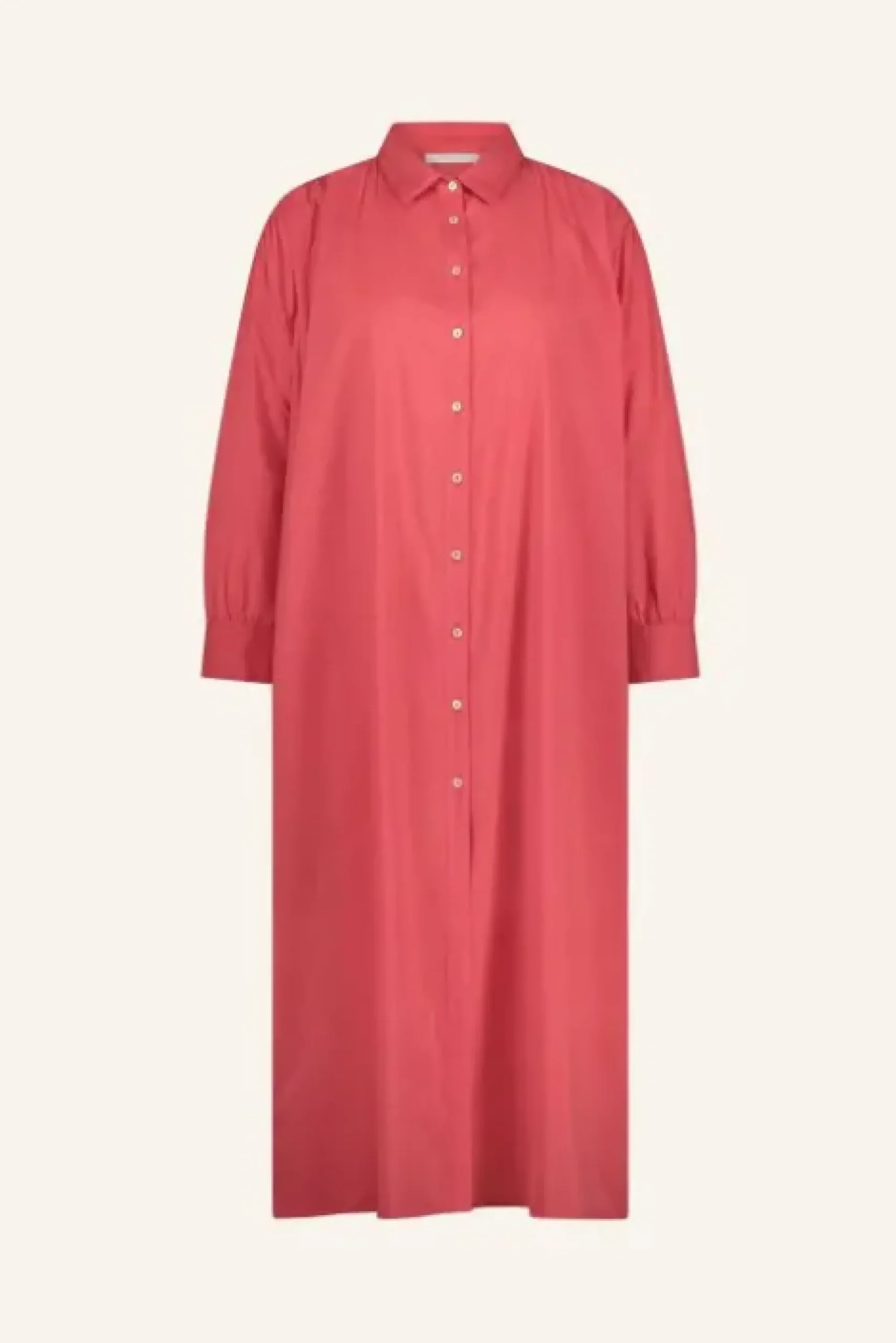 By bar Robes<shirt dress | poppy red