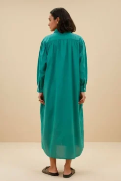 By bar Robes<shirt dress | spring green