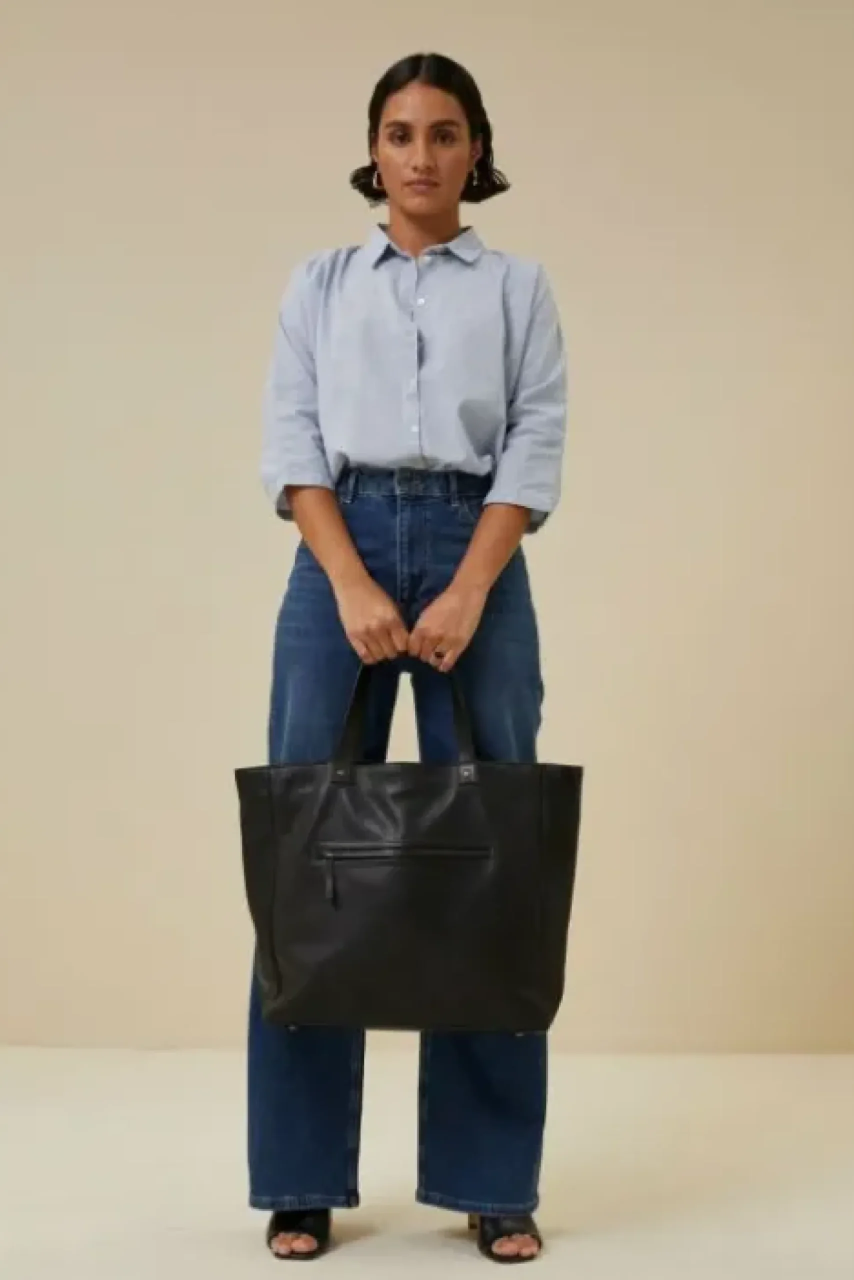 By bar Sacs<shopper bag | black
