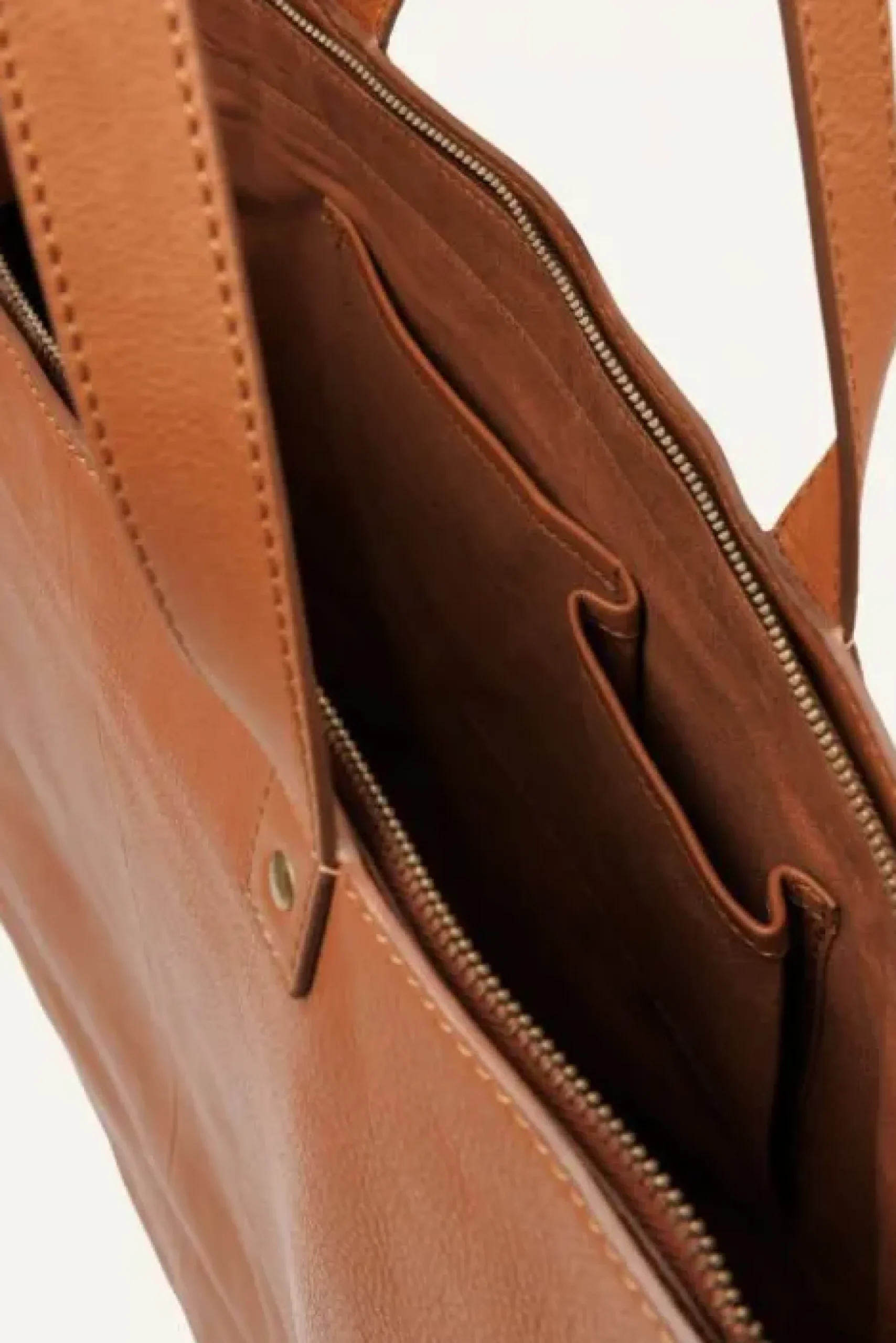 By bar Sacs<shopper bag | cognac
