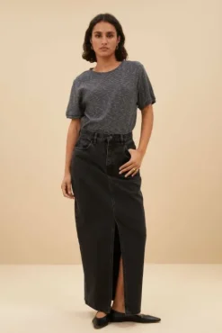 By bar Jupes<sis black skirt | jet black