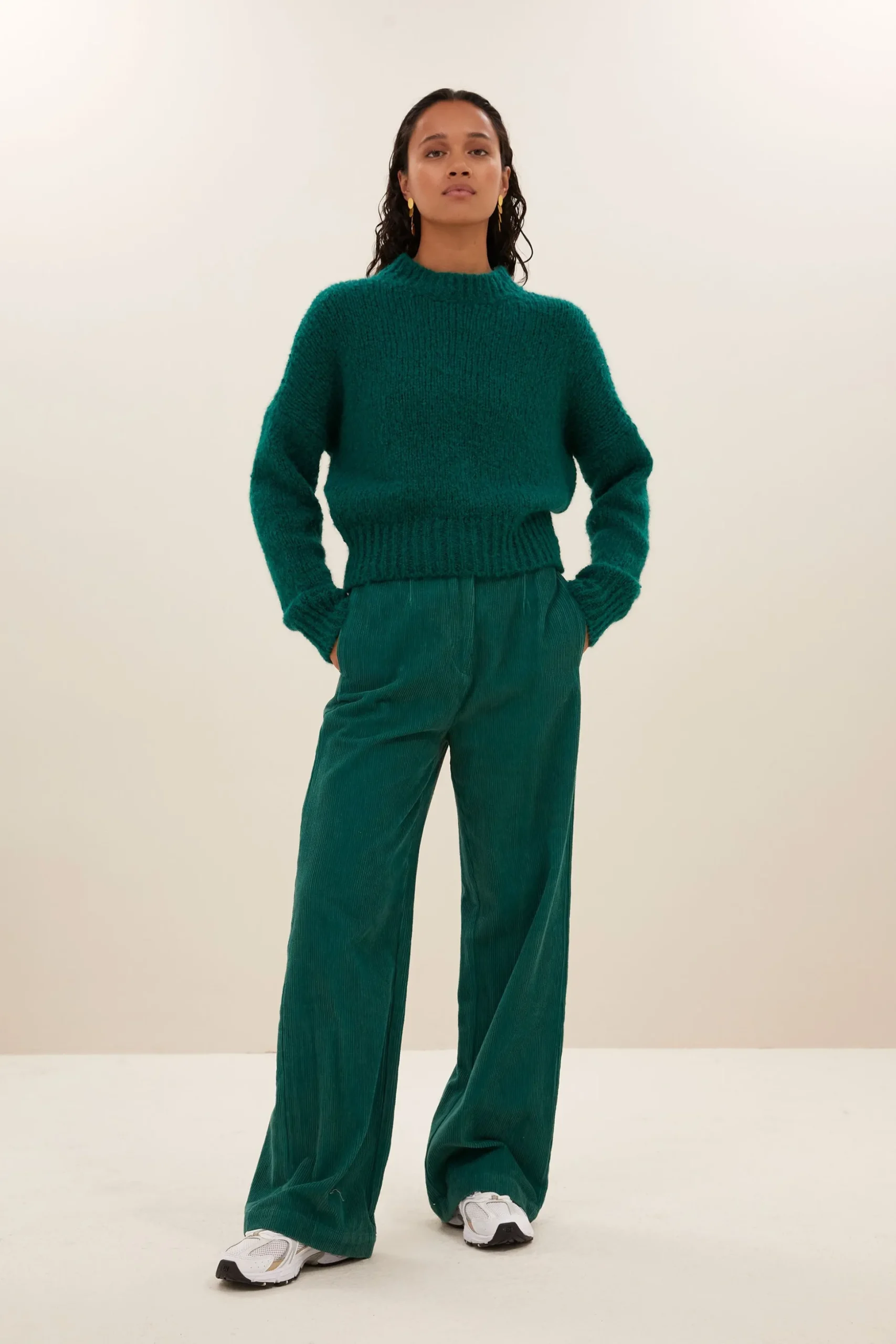 By bar Maillots<sonny bulky pullover | peacock green