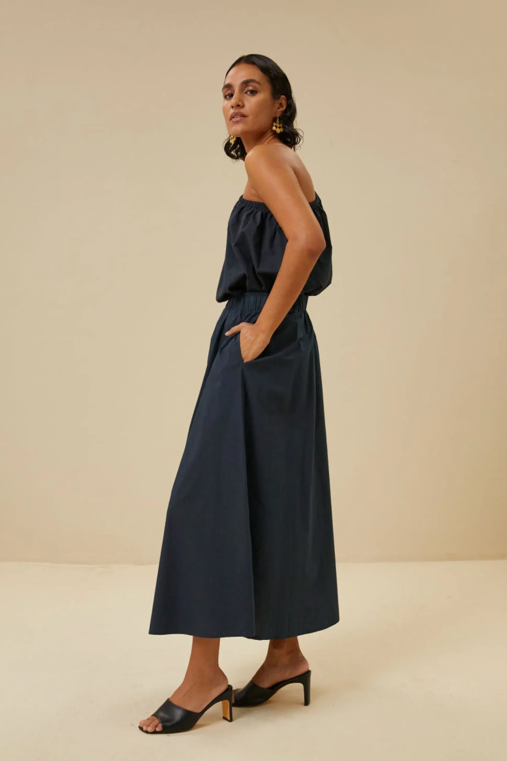 By bar Chemisiers<stella poplin blouse | midnight