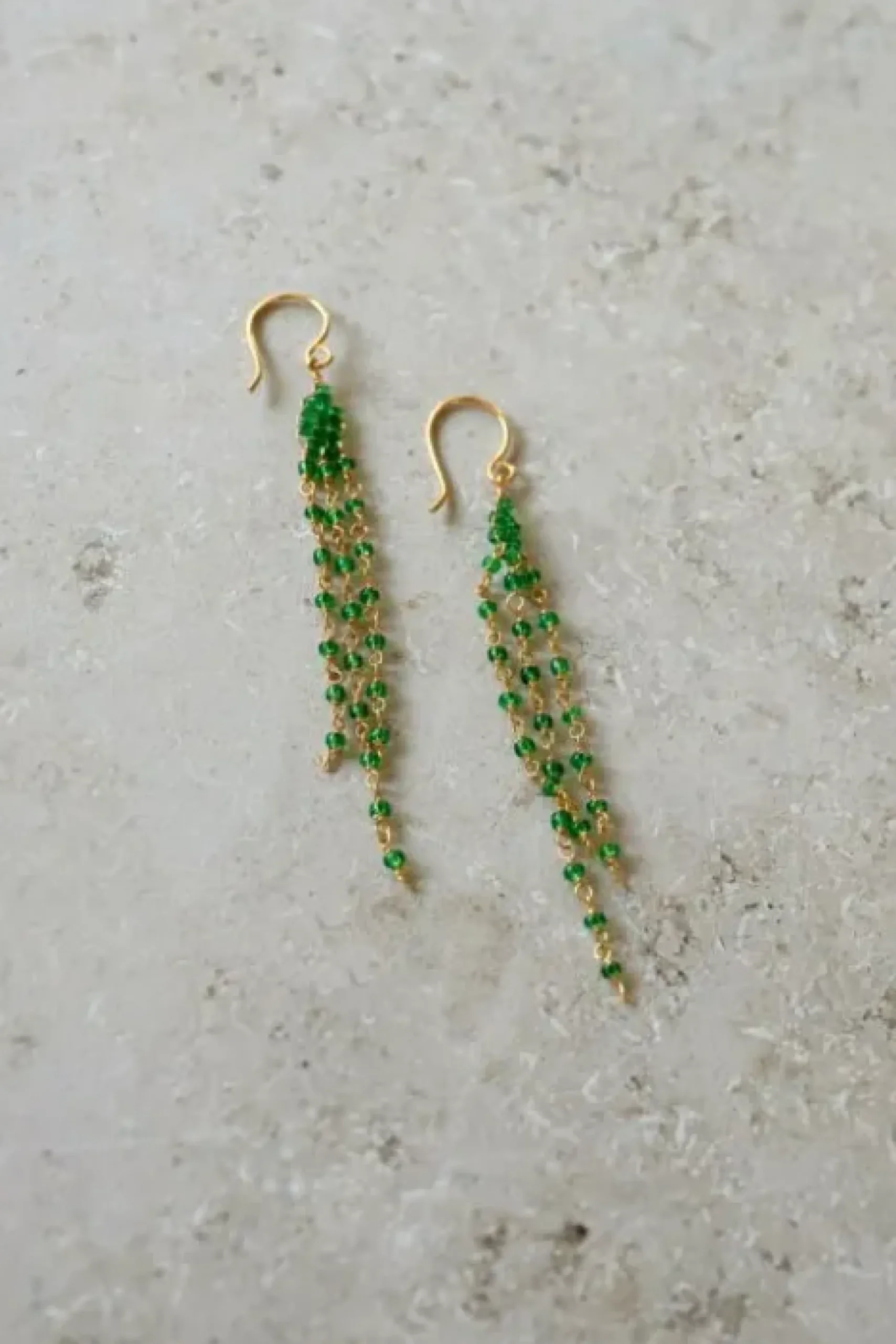 By bar Boucles D'oreilles|Bijoux<sterre earring | green
