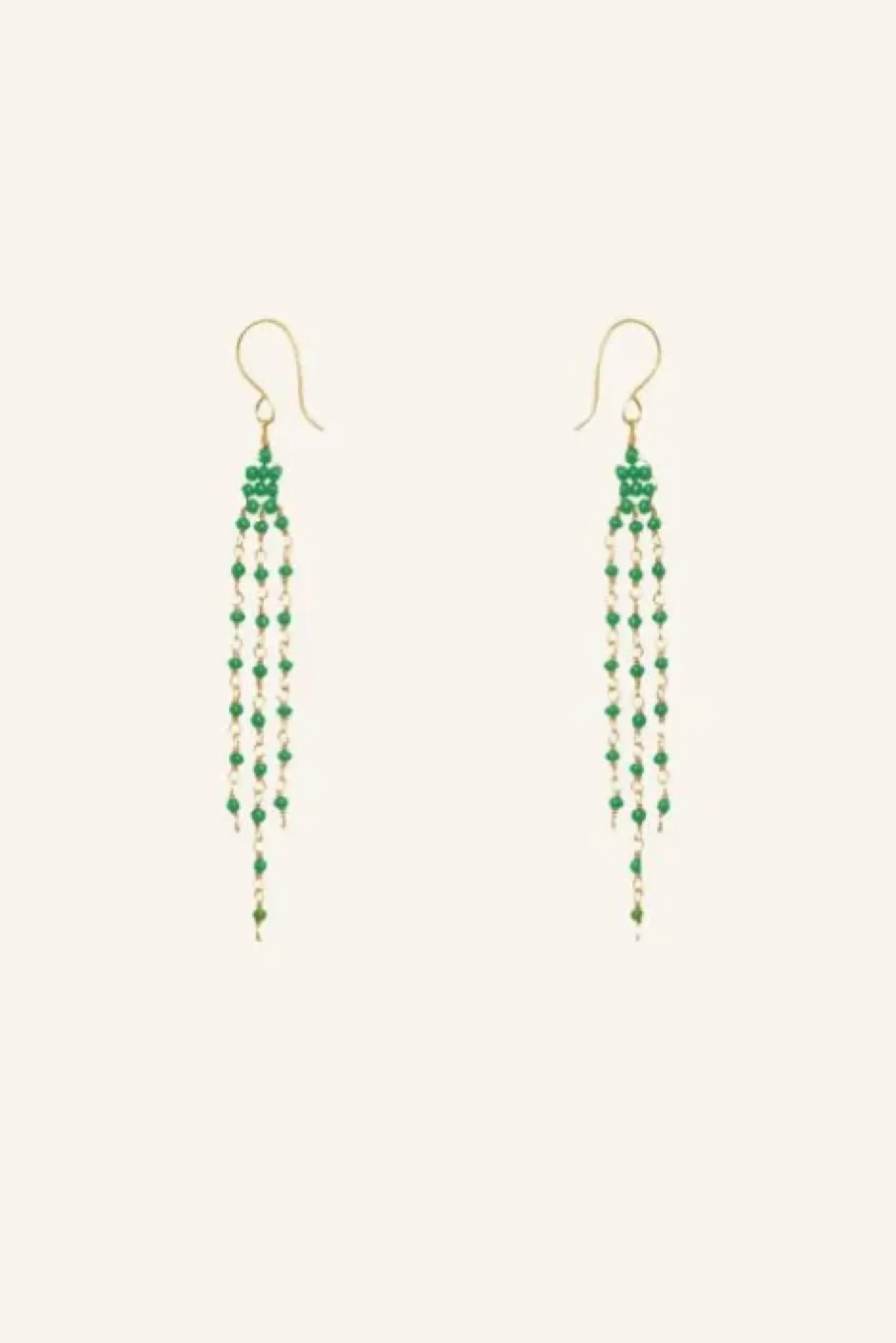 By bar Boucles D'oreilles|Bijoux<sterre earring | green