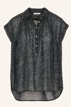 By bar Chemisiers<stevie paper blouse | paper print