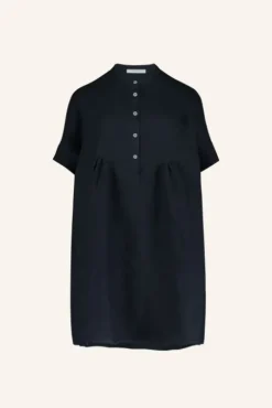 By bar Robes<tais linen dress | midnight