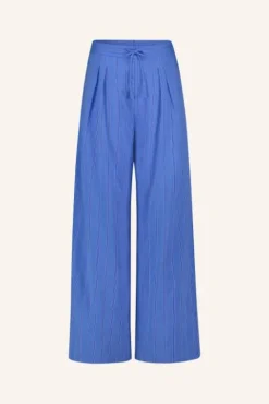 By bar Pantalon<uma stripe pants | vivid blue stripe